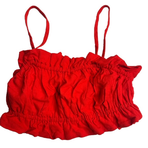 wild fable Tops - Wild Fable Red Crop Tube Top Strap Women’s choose size 👇